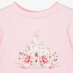 Balloon Chic-Розовый свитшот и платье из хлопка | Childrensalon Outlet