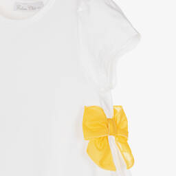 Balloon Chic-Розовый топ с цветами и легинсы из хлопка для девочек | Childrensalon Outlet