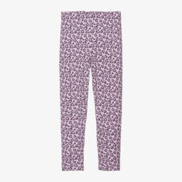 Balloon Chic-Girls Pink Heart Pattern Leggings | Childrensalon Outlet