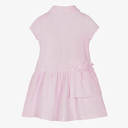 Balloon Chic-Girls Pink Striped Seersucker Dress | Childrensalon Outlet