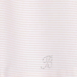 Balloon Chic-Girls Pink & White Stripe Cotton Dress | Childrensalon Outlet