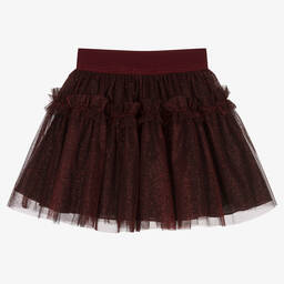 Balloon Chic-Girls Red Glitter Tutu Skirt | Childrensalon Outlet