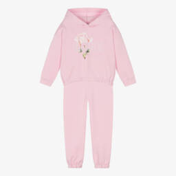 Balloon Chic-Girls Rosy Cotton Tracksuit Set | Childrensalon Outlet