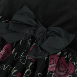 Balloon Chic-Girls Velvet Tulle Rose Dress | Childrensalon Outlet