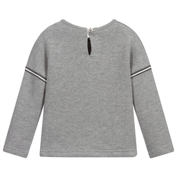 Balloon Chic-Grey Jersey Sweatshirt | Childrensalon Outlet
