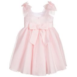 Balloon Chic-Pink Sparkly Tulle Dress | Childrensalon Outlet