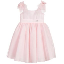 Balloon Chic-Pink Sparkly Tulle Dress | Childrensalon Outlet