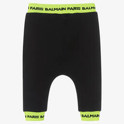 بالمان -Baby Boys Black Logo Joggers  | Childrensalon Outlet