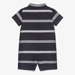 Balmain-Baby Boys Blue Logo Shortie | Childrensalon Outlet