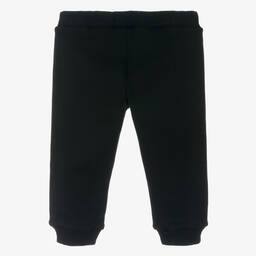 Balmain-Black & Gold Cotton Baby Joggers | Childrensalon Outlet