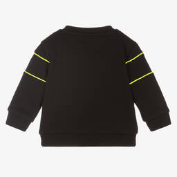 Balmain-Black Logo Baby Sweatshirt | Childrensalon Outlet