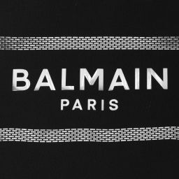 Balmain-Черное платье из джерси | Childrensalon Outlet