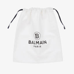 Balmain-Boys Black Knitted Balaclava | Childrensalon Outlet