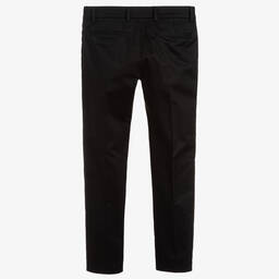 Balmain-Boys Black Studded Trousers | Childrensalon Outlet