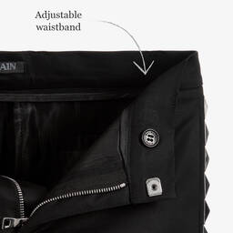 Balmain-Boys Black Studded Trousers | Childrensalon Outlet