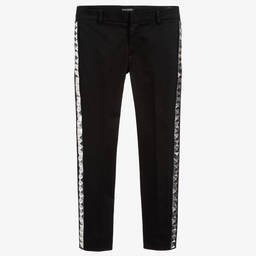 Balmain-Boys Black Studded Trousers | Childrensalon Outlet