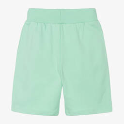 Balmain-Boys Green Cotton Shorts | Childrensalon Outlet