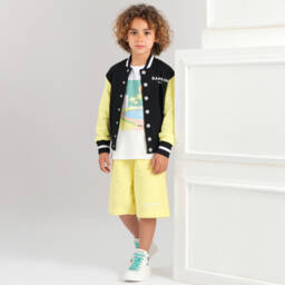 Balmain-تي شيرت قطني هادئ للشاطئ للأولاد | Childrensalon Outlet