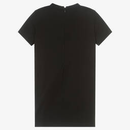 Balmain-Girls Black Diamanté Dress | Childrensalon Outlet