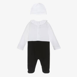 Balmain-طقم أنيق للبنات باللون الأسود | Childrensalon Outlet