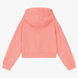 بالمان -Girls Pink Hooded Sweatshirt | Childrensalon Outlet