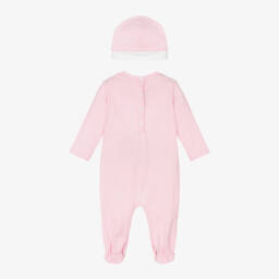 Balmain-طقم بناتي ناعم من القطن الوردي | Childrensalon Outlet