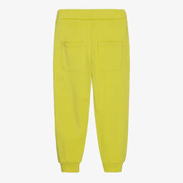 Balmain-Lime Green Cotton Logo Joggers | Childrensalon Outlet