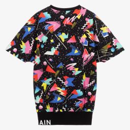 Balmain-Черное платье с рукавом-реглан для подростков | Childrensalon Outlet