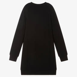 Balmain-Черное платье с пуговицами для подростков | Childrensalon Outlet