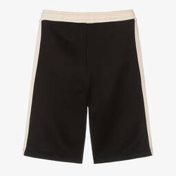 Balmain-شورت تينز قطن جيرسي لون أسود | Childrensalon Outlet