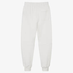 Balmain-Teen Boys Ivory Cotton Jersey Joggers | Childrensalon Outlet