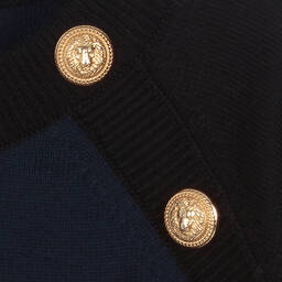 Balmain-Синий свитер для подростков | Childrensalon Outlet