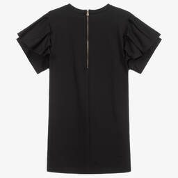 Balmain-Teen Girls Black Jersey Dress | Childrensalon Outlet