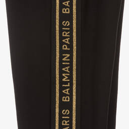 Balmain-Черные джоггеры для девочек-подростков | Childrensalon Outlet