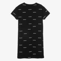 بالمان -فستان تينز بناتي قطن جيرسي لون أسود | Childrensalon Outlet