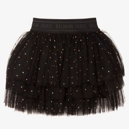 Balmain-Teen Girls Black Tutu Skirt | Childrensalon Outlet