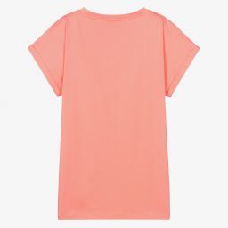 Balmain-Teen Girls Pink Logo T-Shirt | Childrensalon Outlet