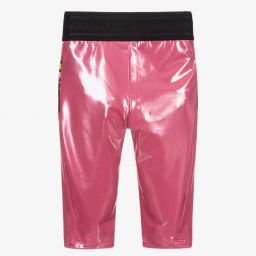 Balmain-Teen Pink Cycling Shorts | Childrensalon Outlet