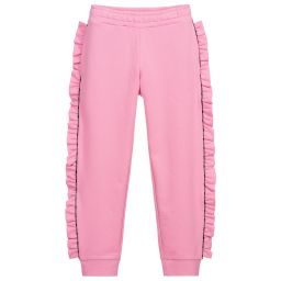 Balmain-Teen Pink Logo Joggers | Childrensalon Outlet
