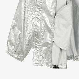 Balmain-Серебристая куртка на молнии для подростков | Childrensalon Outlet