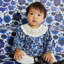 Beatrice & George X Чилдренсалон-Песочник с принтом Sybil со сборками | Childrensalon Outlet