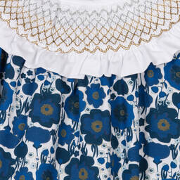 Beatrice & George X Чилдренсалон-Песочник с принтом Sybil со сборками | Childrensalon Outlet