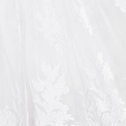 Beatrice & George-Белое платье из тюля с вышивкой для малышек | Childrensalon Outlet