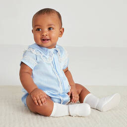 Beatrice & George-Классический голубой песочник для малышей | Childrensalon Outlet