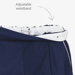 Beatrice & George-Комплект белого и темно-синего цвета с шортами | Childrensalon Outlet