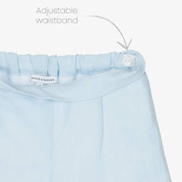 Beatrice & George-Boys Classic Blue Striped Ensemble | Childrensalon Outlet