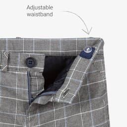 Beatrice & George-Костюм в серую клетку (3 предмета) | Childrensalon Outlet