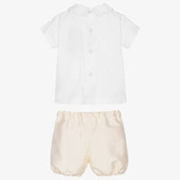 Beatrice & George-Boys Ivory Dupion Ceremony Set | Childrensalon Outlet