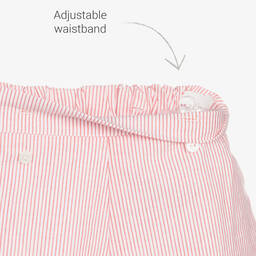 بياتريس آند جورج-بدلة باستر أولاد قطن لون أحمر وأبيض | Childrensalon Outlet