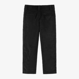 Beatrice & George-Boys Soft Black Needlecord Pants | Childrensalon Outlet